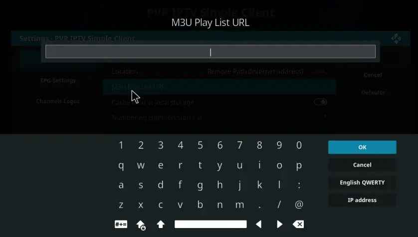 M3U Playlist link to stream IPTV on Xbox